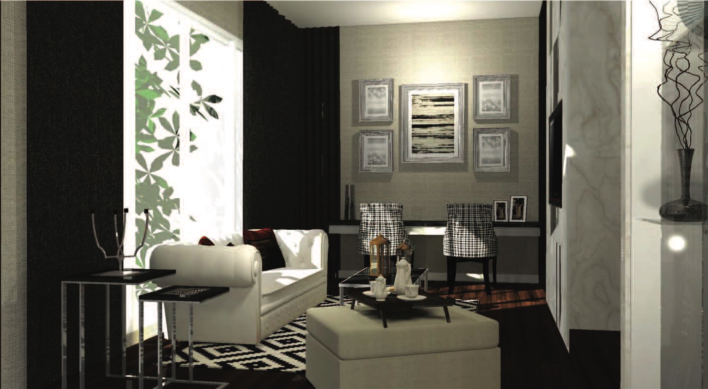 Mock Up House at Suratthani sitting area
